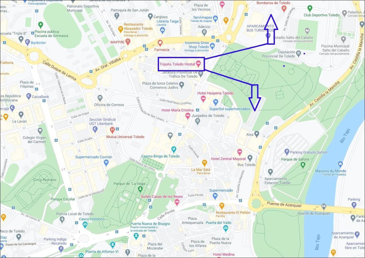 Готель Tripolis Толедо Екстер'єр фото